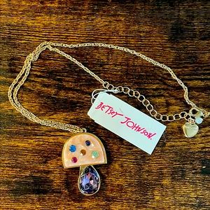 Betsey Johnson Mushroom Necklace